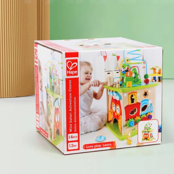 Cub montessori din lemn „aventuri în safari” 10