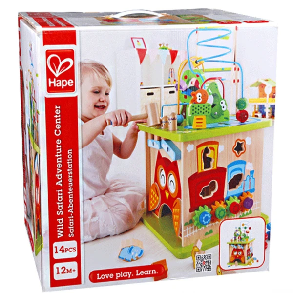 Cub montessori din lemn „aventuri în safari” 11