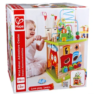 Cub montessori din lemn „aventuri în safari” Thumbnail 11