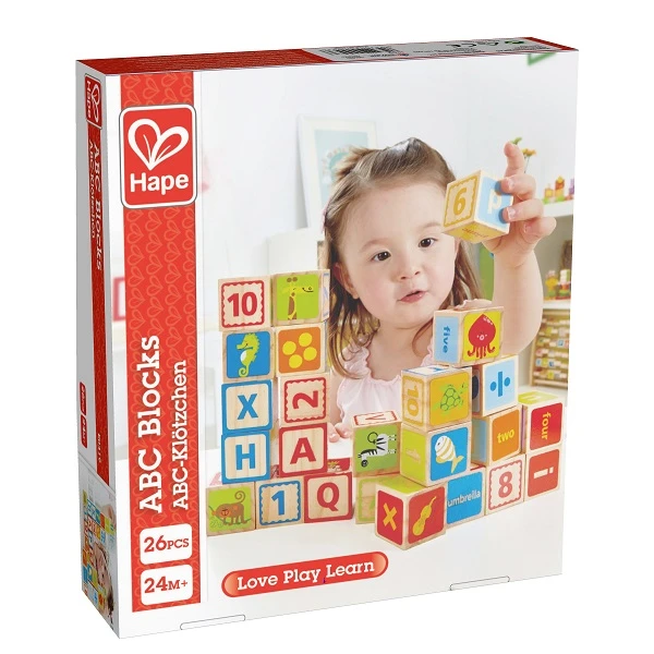 Деревянные кубики "abc", 26 элементов 6