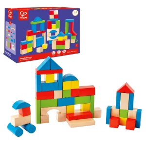 Set de construcție din lemn &quot;Cuburi si blocuri&quot;, 51 el.