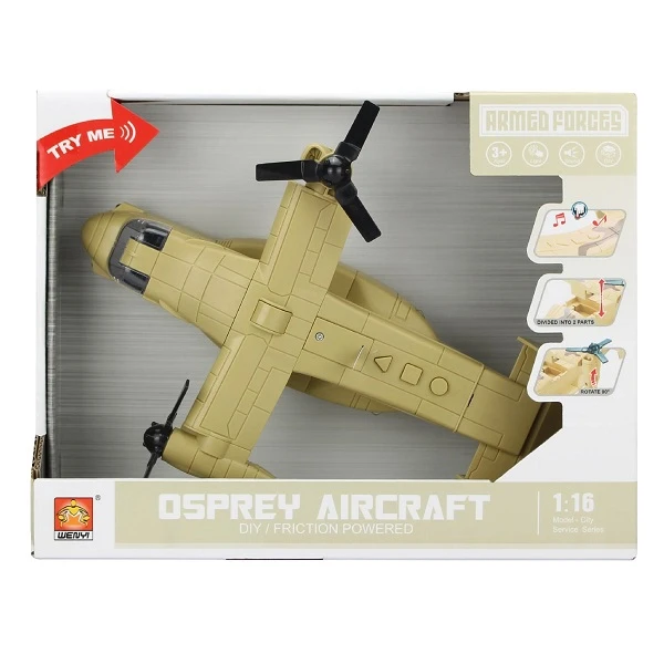 1:16 avion cu inerție «osprey aircraft» (lumină / sunet) 3