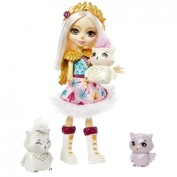Enchantimals set "familia bufniței albe" 2