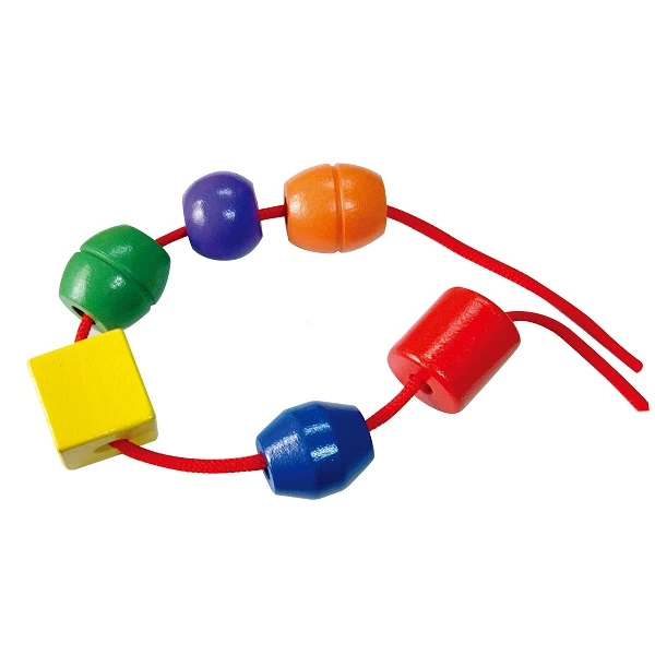 Set de joc cu șiret „mărgele și figuri geometrice” 4