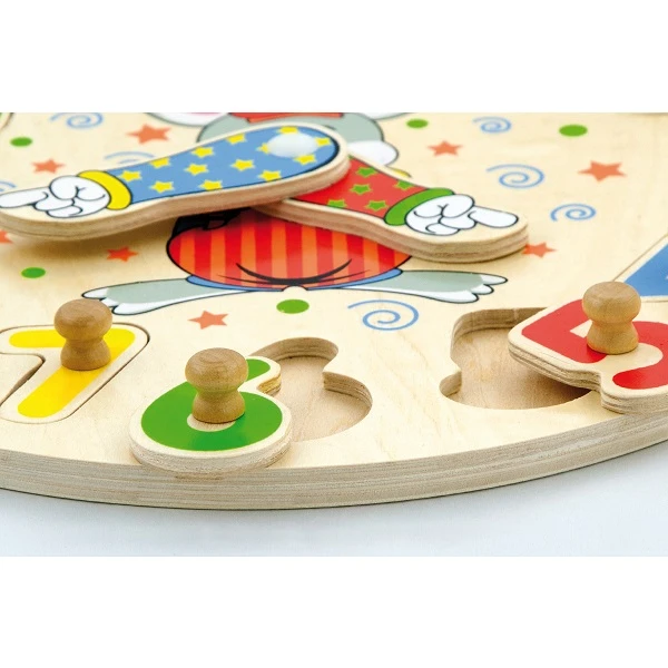 Puzzle din lemn „ceas” 3
