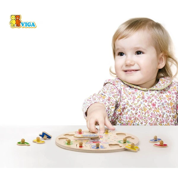 Puzzle din lemn „ceas” 7