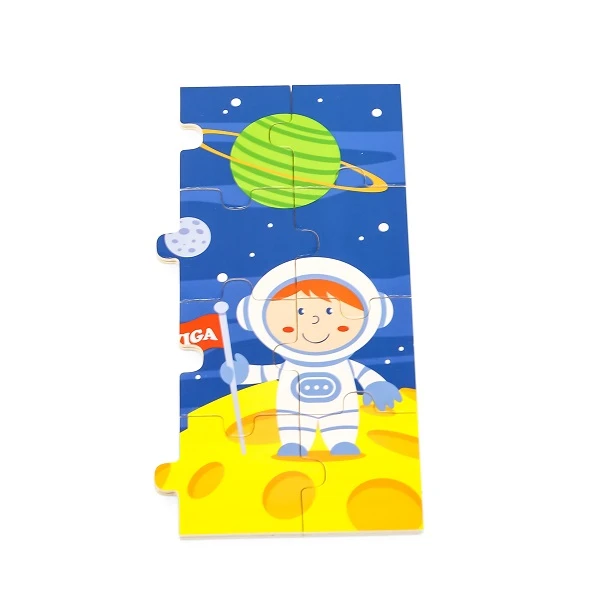 Puzzle din lemn "călătorie în cosmos" 24 elem. 3