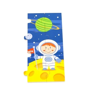 Puzzle din lemn "călătorie în cosmos" 24 elem. Thumbnail 3