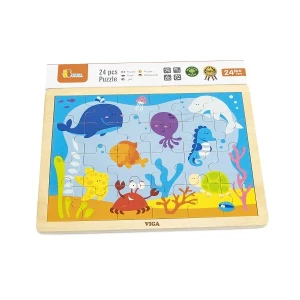 Puzzle din lemn "ocean" 24 elem. Thumbnail 2