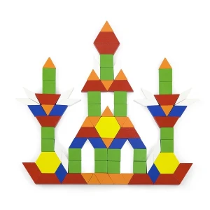 Set de 250 cuburi geometrice