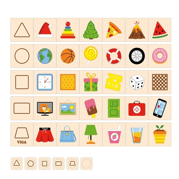 Joc logic de puzzle  „studiem formele”  35 elem. 2