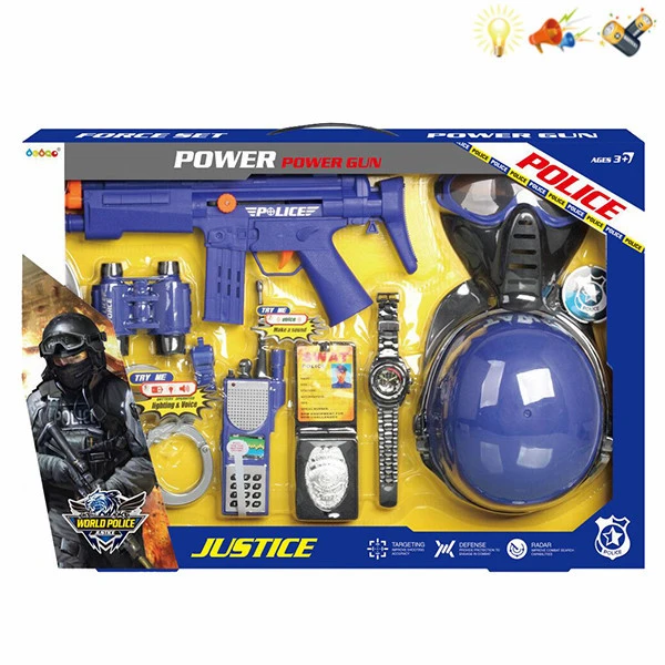 Set de joc poliție cu accesorii (cu lumini/sunete) 2