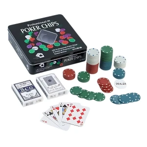 Игровой набор "покер", 100 фишек