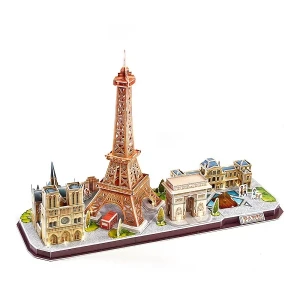 3d puzzle „paris” cu iluminare led, 115 elemente Thumbnail 2