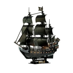 3d puzzle corabie de pirati„răzbunarea reginei anne” cu iluminare led, 293 elemente Thumbnail 2