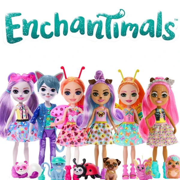 Кукла enchantimals "друзья главных героинь", в ассортименте 2