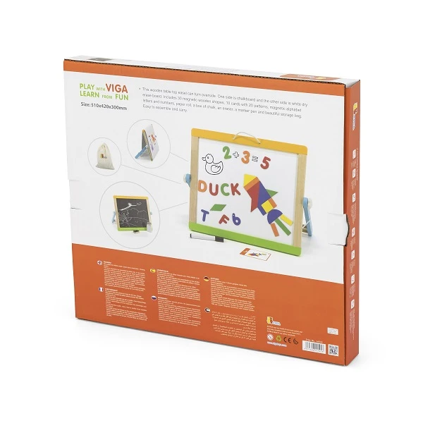 Magnetic dry erase and chalk board 9