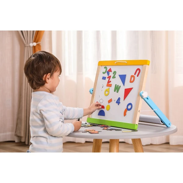 Magnetic dry erase and chalk board 7