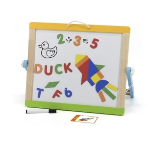 Magnetic dry erase and chalk board