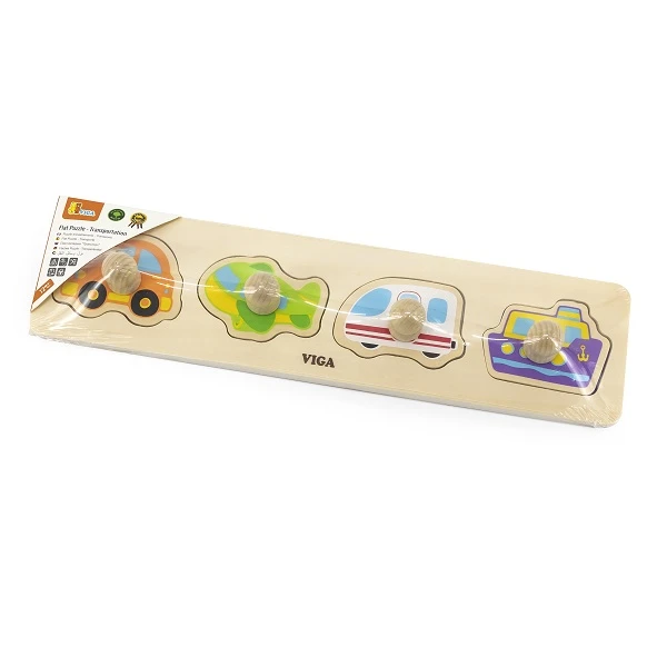 Puzzle din lemn cu buton „autoturisme" 2