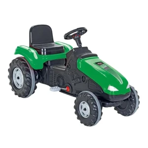 Tractor cu pedale "mega", roșu/verde Thumbnail 3