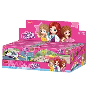 Set de construcție ”transport colorat”, 4 modele, de la 111 pînă la 117 elem.