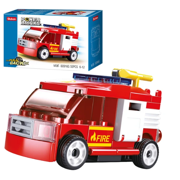 Set de construcție ”mașină sport”, cu inerție 8 modele, de la 54 pînă la 61 elem. 9