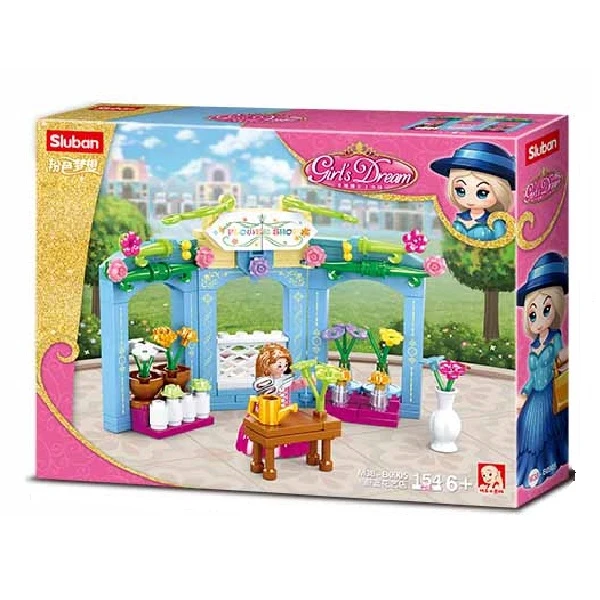 Set de construcție ”magazin de flori”, 154 elem. 5