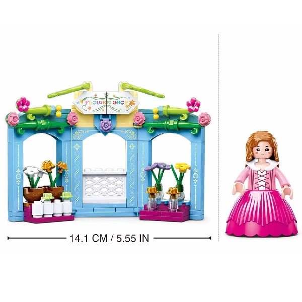Set de construcție ”magazin de flori”, 154 elem. 2