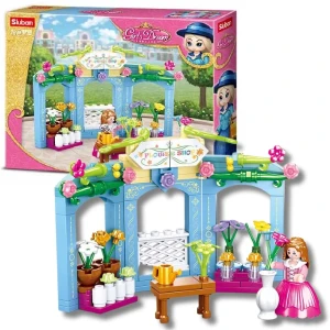 Set de construcție ”magazin de flori”, 154 elem.