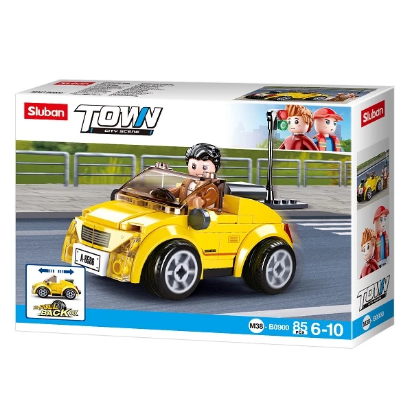 Set de construcție ”mașină sport” cu inerție, 85 elem. 5