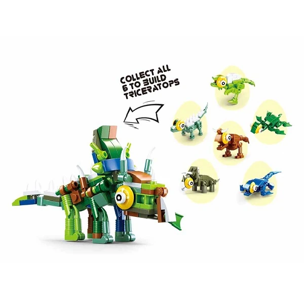 Конструктор qbricks — egg dino (12 моделей) 4