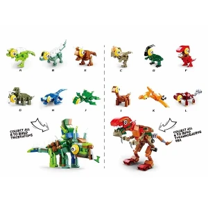 Конструктор qbricks — egg dino (12 моделей) Thumbnail 2