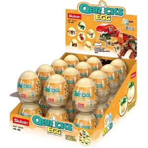 КОНСТРУКТОР QBRICKS — Egg Dino (12 моделей)