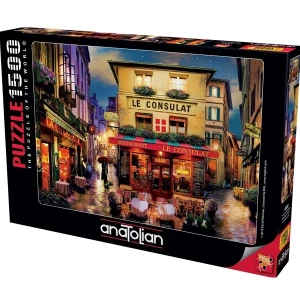 Puzzle 1500 elemente Intilnire la Paris