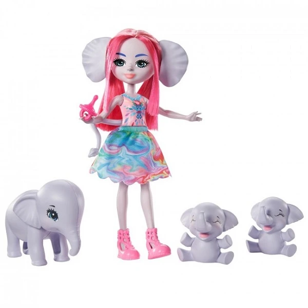 Enchantimals set "familia elefănțelului esmeralda" 3