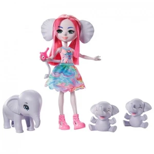 Enchantimals set "familia elefănțelului esmeralda" Thumbnail 3