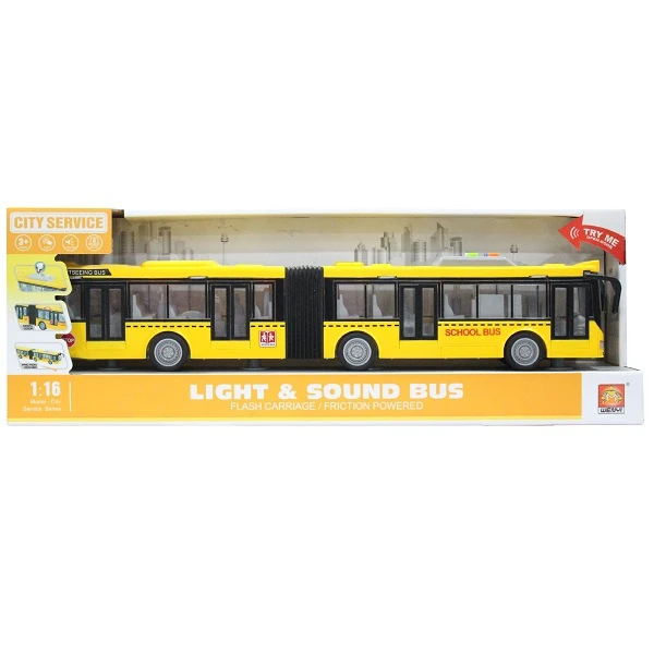 1:16 autobuz școlar cu fricțiune (lumini /sunete) 3