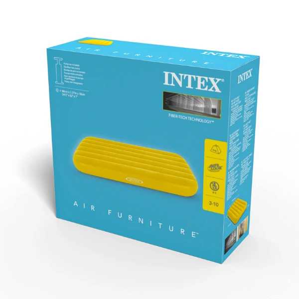 Intex saltea gonflabilă pentru copii “velur cozy kidz” 88x157x18 cm, 3-10 ani, 2 culori 13