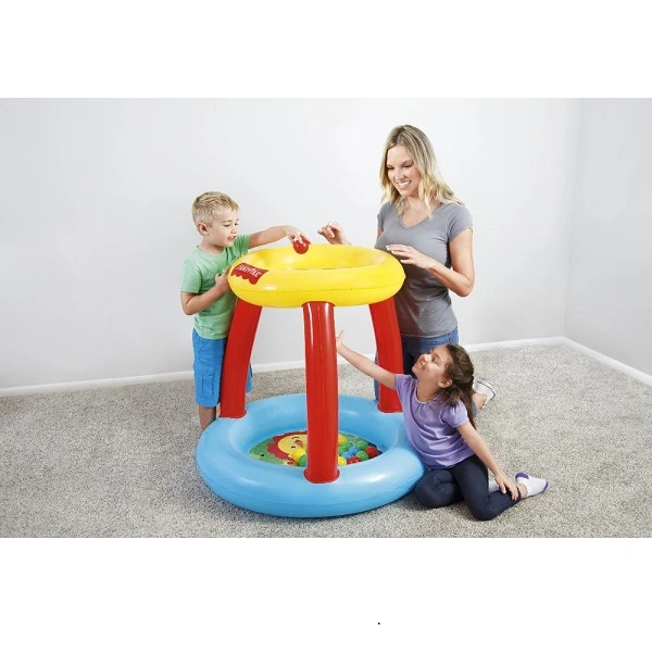 Bestway игровой центр 89x89x84см зверюшки fisher price с мячами (15шт), 2+ 2