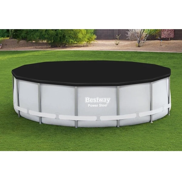 Bestway чехол для бассейнов 396см (fast set, steel pro, power steel) и 360x120см (hydrium) 2