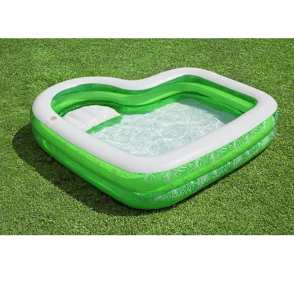 Bestway piscină gonflabilă pentru familie "paradis tropical", 231x231x51 cm, 282 l, 6+ 4