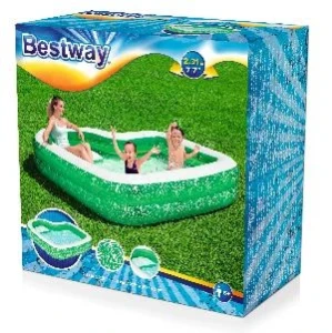 Bestway piscină gonflabilă pentru familie "paradis tropical", 231x231x51 cm, 282 l, 6+ Thumbnail 3