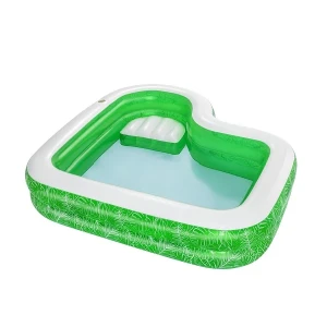 Bestway piscină gonflabilă pentru familie "paradis tropical", 231x231x51 cm, 282 l, 6+