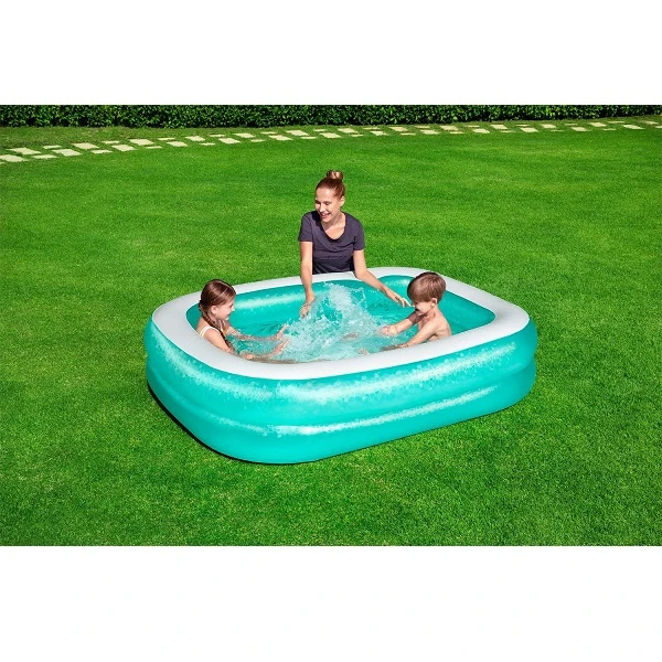 Bestway piscină gonflabilă pentru familie 201х150х51 cm, 450 l, 6+ 2