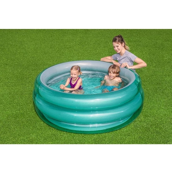 Bestway piscină gonflabilă pentru copii “metalic” 150×53 cm, 445 l, 6+ 3