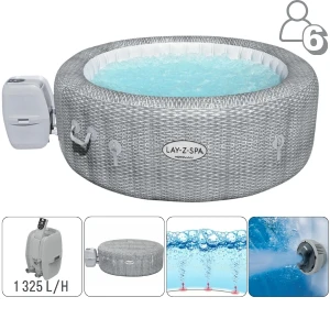 Bestway jacuzzi spa honolulu airjet 196x71cm, 916l, 4-6 persoane / bestway jacuzzi spa honolulu airjet 196x71cm, 916l, 4-6 persoane