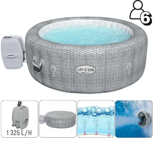 Bestway jacuzzi spa honolulu airjet 196x71см, 916л, 4-6 человек Thumbnail 10