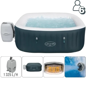 Bestway jacuzzi spa ibiza airjet 180x66cm, 778l, 4-6 persoane / джакузи bestway spa ibiza airjet 180x66см, 778л, 4-6 человек