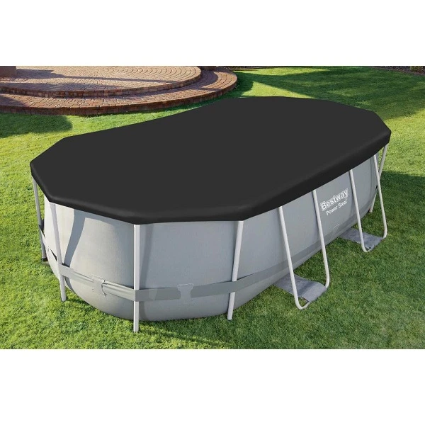 Bestway чехол для овального каркасного бассейна 427х250х100см 2